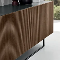 Madia da Interno con Scocca in Nobilitato e Ante in MDF Rivestito in PVC - Estella