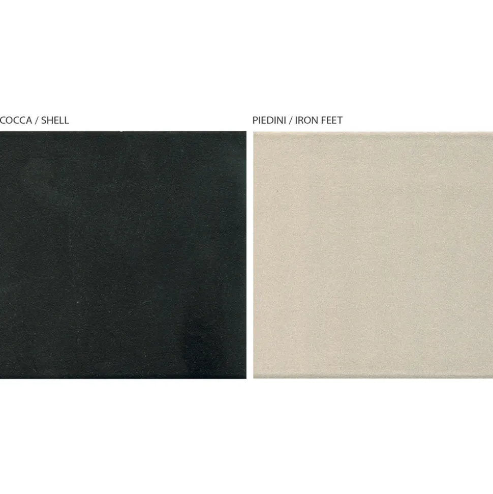 Madia da Salotto con 4 Ante in Finitura Rovere Nodato Country e Antracite Glass - Ove