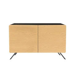 Madia da Salotto con 2 o 3 Ante in Finitura Frassino Naturale Made in Italy - Zehra