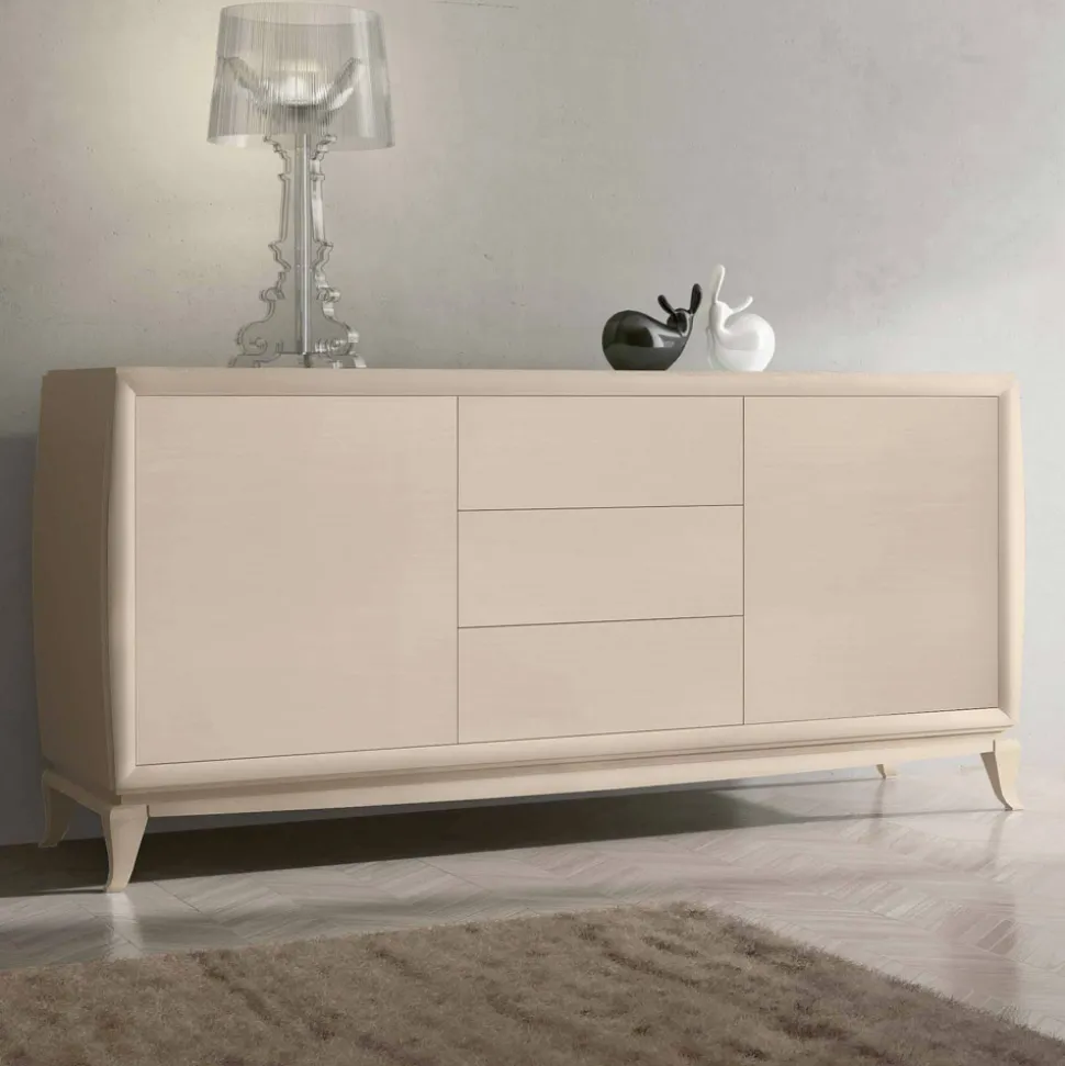 Madia da Soggiorno con 2 Ante e 3 Cassetti Made in Italy - Talinea
