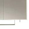Madia da Soggiorno con 2 Ante in Finitura Nichel Made in Italy - Ulles