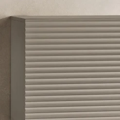 Madia da Soggiorno con 3 Ante in MDF Rivestito in PVC Laccato Made in Italy - Desideria
