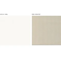 Madia da Soggiorno con 4 Ante in Finitura White Glass Made in Italy - Eline