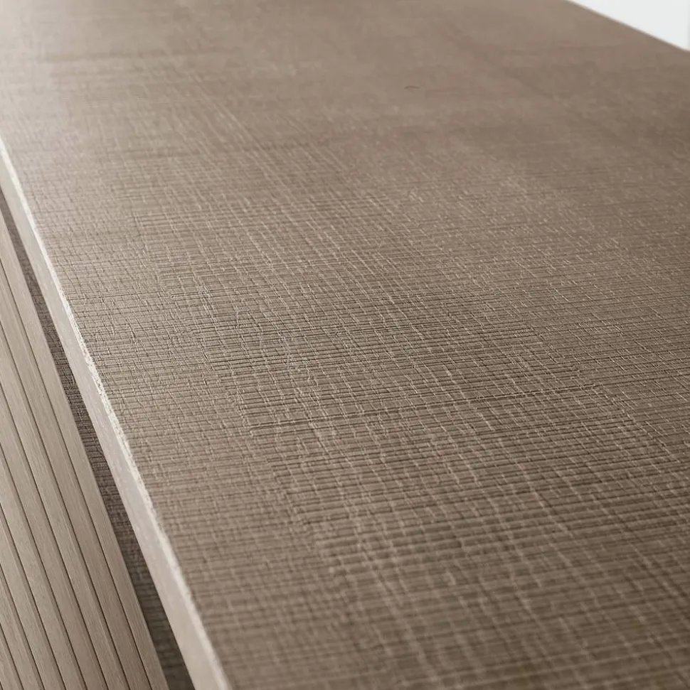 Madia da Soggiorno in Legno Finitura Fumo con Ante Made in Italy - Ramisia