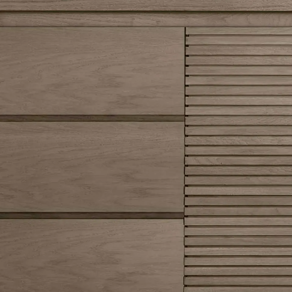 Madia da Soggiorno in Legno Finitura Fumo con Ante Made in Italy - Ramisia