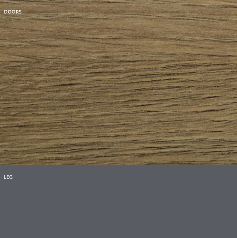 Madia da Soggiorno in Legno Opaco e Laminato HPL Made in Italy - Fiorenza