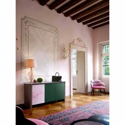 Madia di Lusso in Gres con Struttura in Legno e Mdf Made in Italy - Cunea