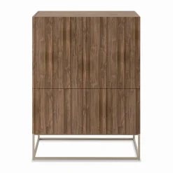 Madia in Legno con Ante Apertura Push-Pull Made in Italy - Salerno