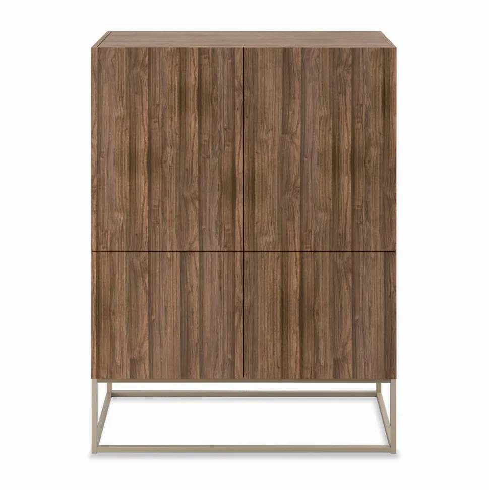 Madia in Legno con Ante Apertura Push-Pull Made in Italy - Salerno