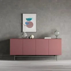 Madia in Legno Ecologico da Salotto o Ingresso 4 Ante Made in Italy - Nazife