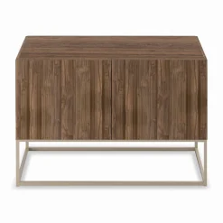 Madia in Legno Impiallacciato Noce Canaletto Made in Italy - Salerno