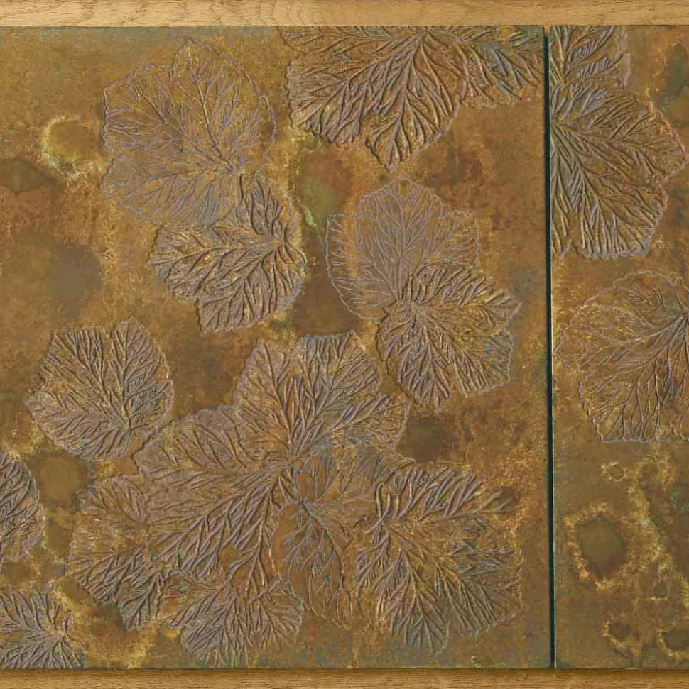 Madia in Legno Listellare con 3 Ante in MDF con Lavorazione Manuale - Veralia