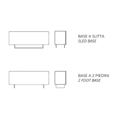 Madia in Nobilitato con 3 Ante in Rovere e Specchio Made in Italy - Romina