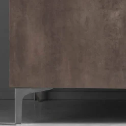 Madia Moderna a Tre Ante in Nobilitato Bronzo o Grigio Made in Italy – Clemente