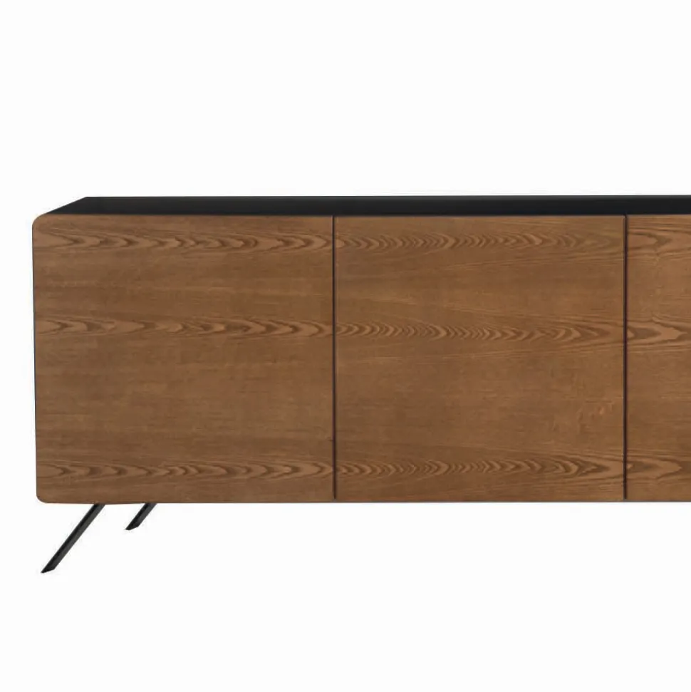 Madia Soggiorno in Mdf e Legno Massello 2 o 3 Ante Made in Italy - Chamber
