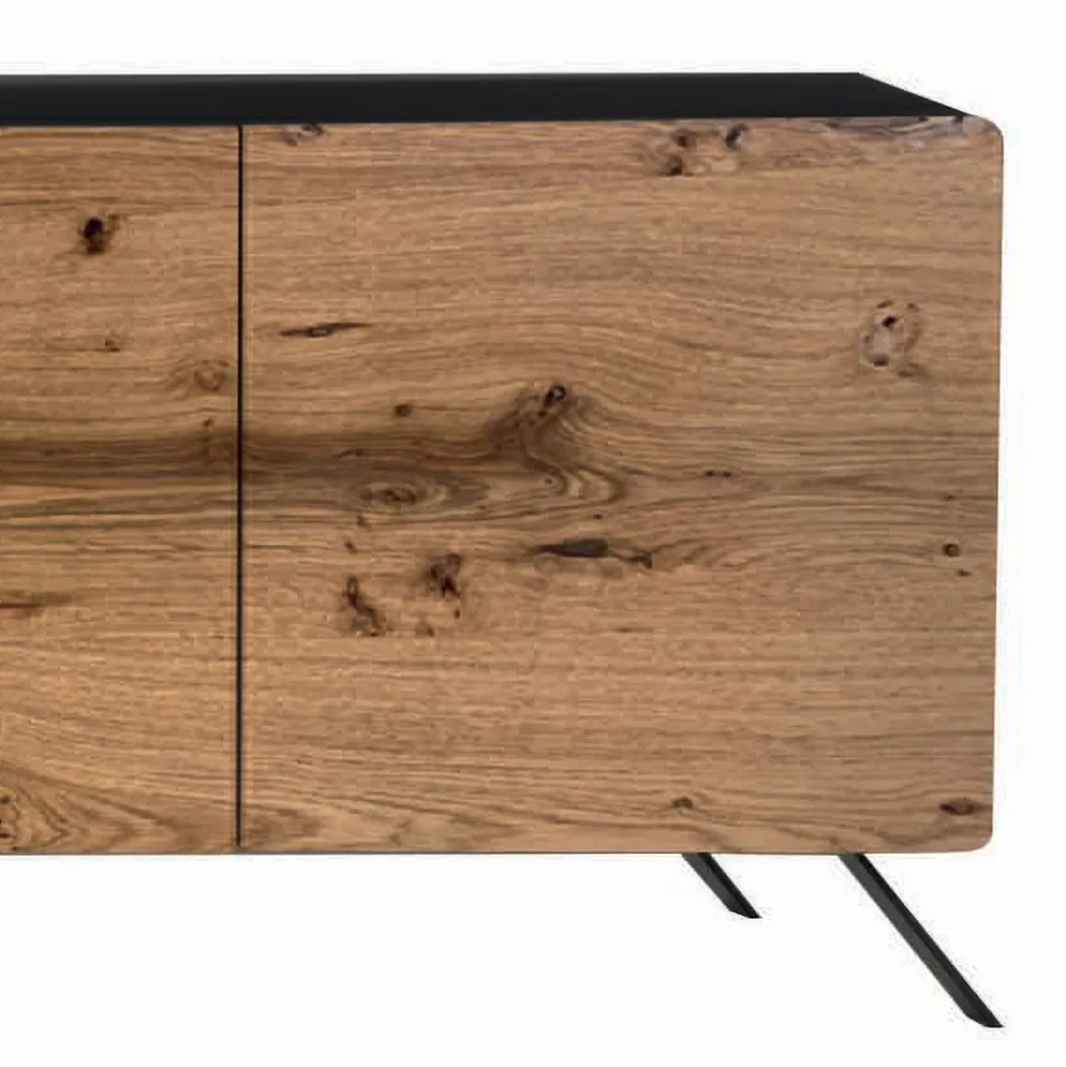 Madia Soggiorno in Mdf e Legno Massello 2 o 3 Ante Made in Italy - Chamber