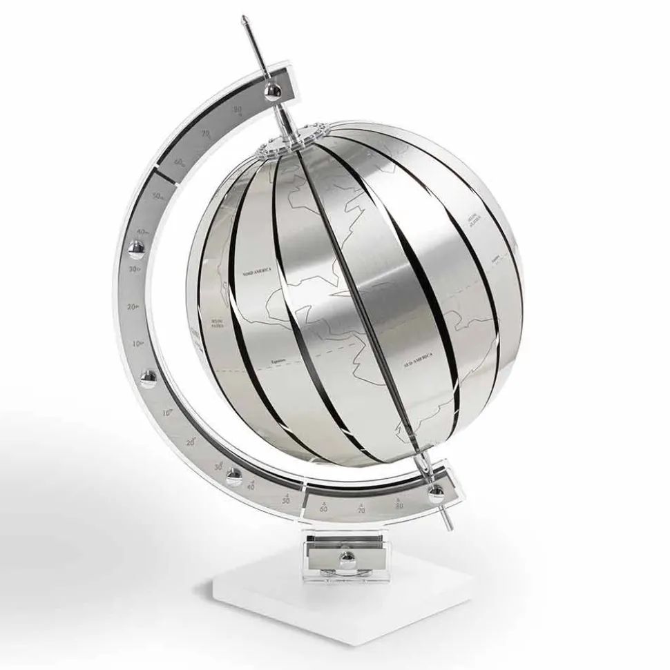 Mappamondo da tavolo design moderno World, fatto in Italia