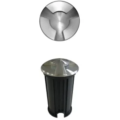 Marcatore Faretto Led da Esterno in Acciaio Inox a Incasso 4 Pezzi - Elisir