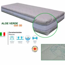Materasso Matrimoniale Antiacaro Sfoderabile Bio3 a 7 Zone di Portanza - Trifo