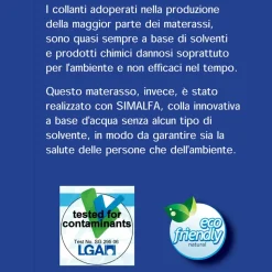 Materasso Matrimoniale Antiacaro e Antidecubito a 7 Zone Bio Forma - Dual