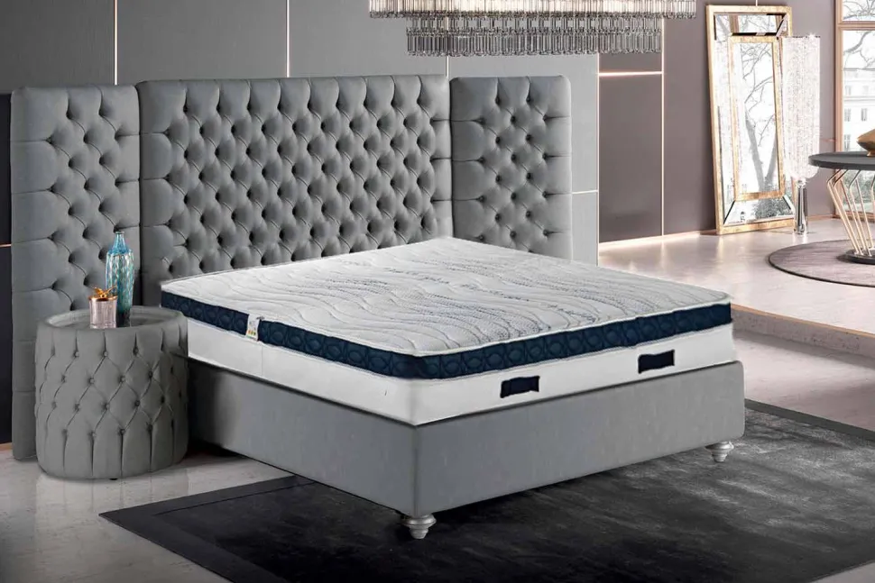 Materasso Singolo Alto 22 cm di Alta Qualità in Memory Made in Italy – Duran