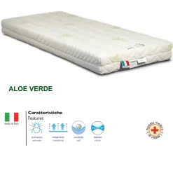 Materasso Singolo a 7 Zone di Portanza Bio Forma Made in Italy - Dual