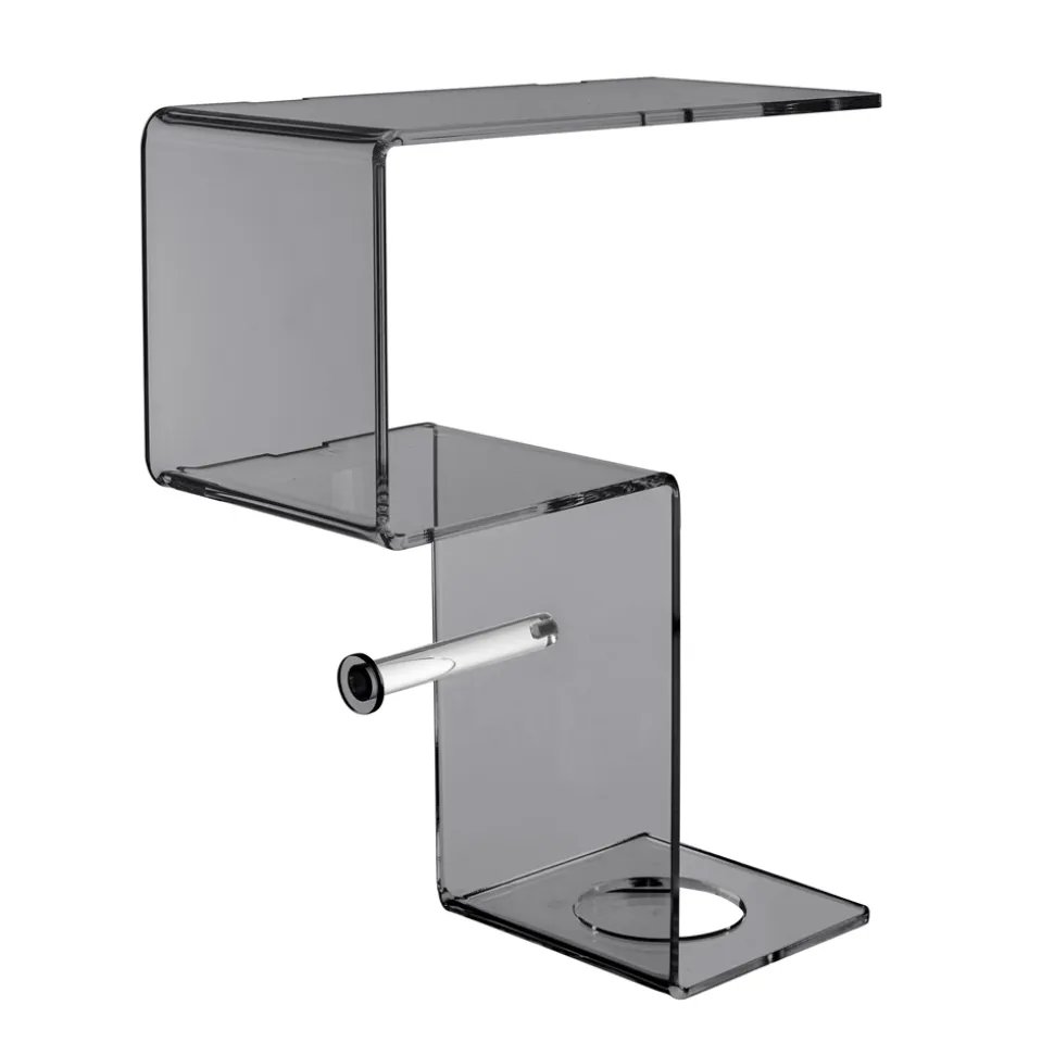 Mensola per il Bagno con Porta Rotolo e Porta Scopino Made in Italy - Paperone