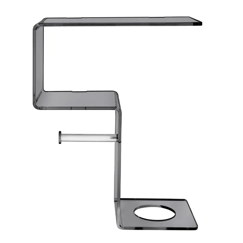 Mensola per il Bagno con Porta Rotolo e Porta Scopino Made in Italy - Paperone
