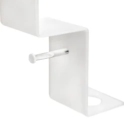 Mensola per il Bagno con Porta Rotolo e Porta Scopino Made in Italy - Paperone
