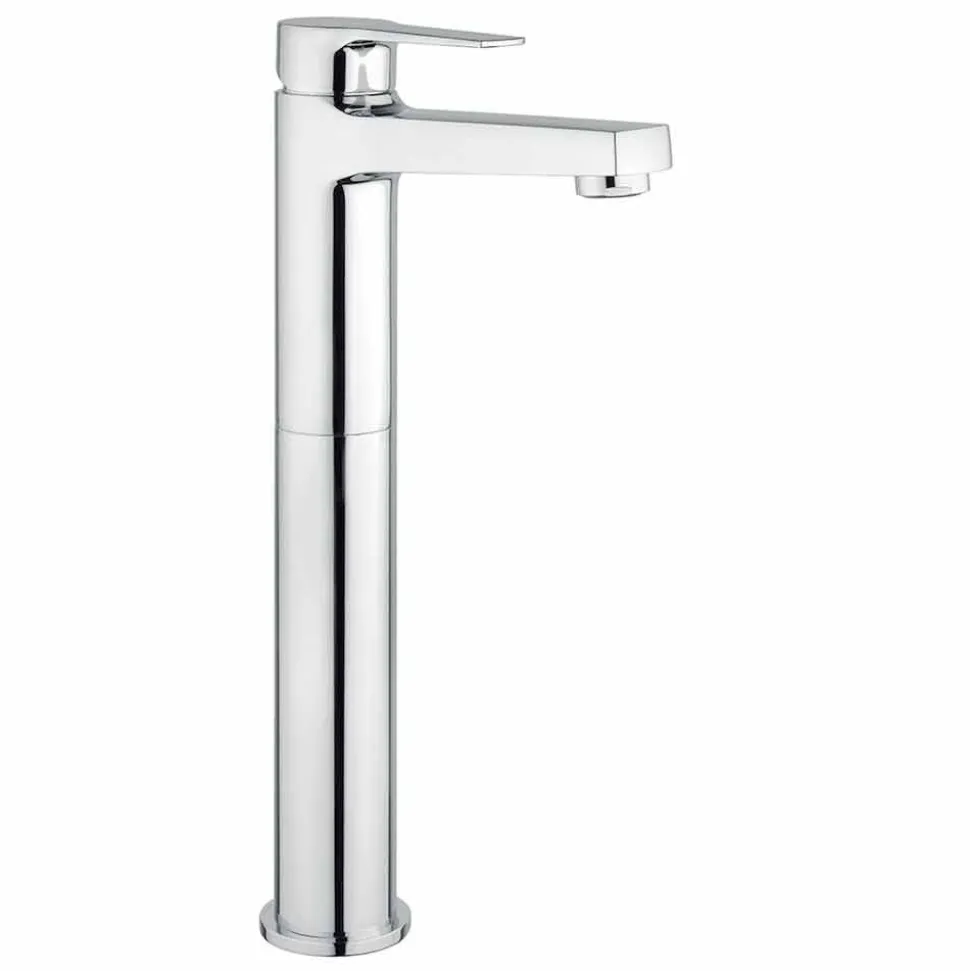 Miscelatore Alto per Lavabo Bagno in Ottone Senza Scarico Made in Italy - Sindra
