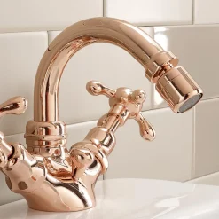 Miscelatore Bidet Monoforo di Design Vintage in Ottone Made in Italy – Klarisa