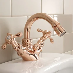 Miscelatore Bidet Monoforo di Design Vintage in Ottone Made in Italy – Klarisa