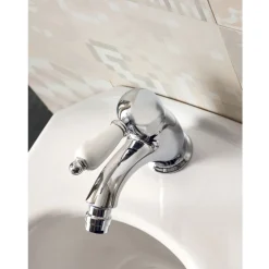 Miscelatore Bidet Stile Classico in Ottone Fatto a Mano con Leva - Noriana