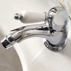 Miscelatore Bidet Stile Classico in Ottone Fatto a Mano con Leva - Noriana