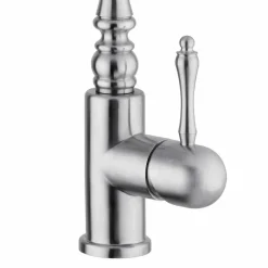 Miscelatore Classico per Lavabo da Cucina in Acciaio Inox Made in Italy - Dono