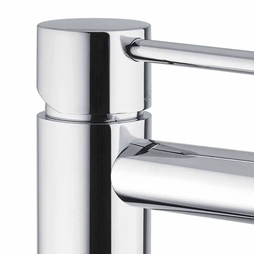 Miscelatore Lavabo Bagno in Ottone Cromato Senza Scarico Made in Italy - Ermia