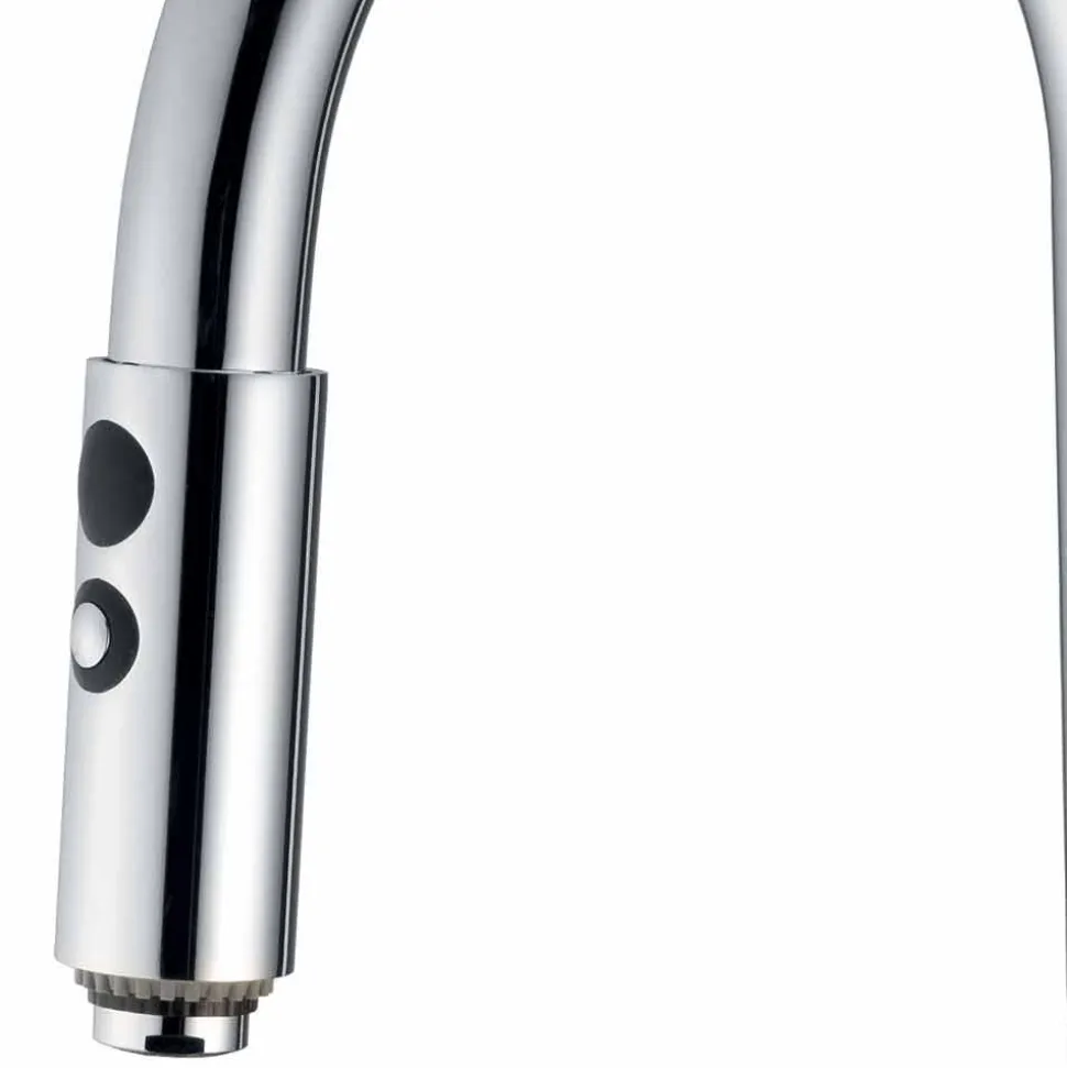 Miscelatore Lavabo Cucina con Tubo Orientabile e Doccetta Made in Italy - Cormo