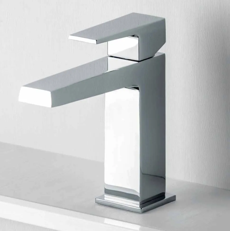 Miscelatore Lavabo da Bagno Senza Scarico Moderno Made in Italy - Galla