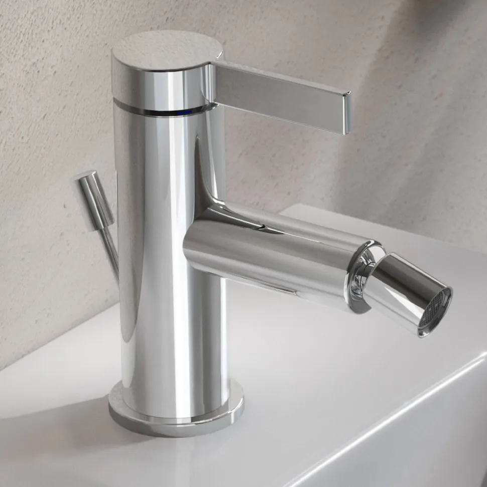 Miscelatore Monocomando Bidet Design Classico Ottone Cromato - Artemisia