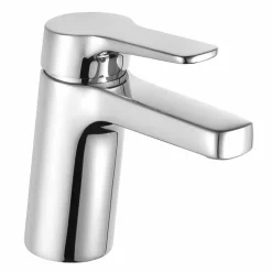 Miscelatore Monocomando per Lavabo Bagno in Ottone Cromato, di Design - Clari