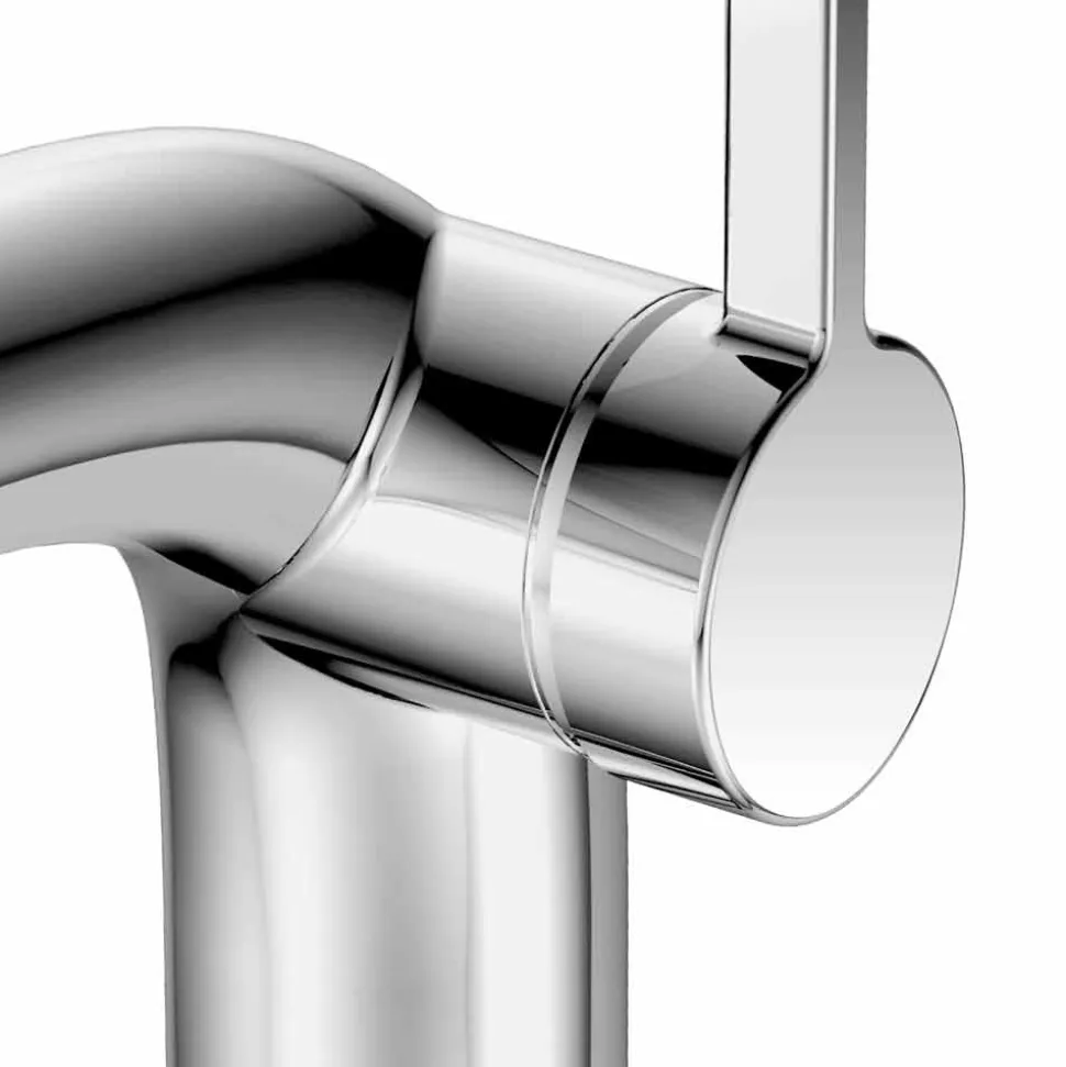 Miscelatore Monocomando per Lavabo Senza Scarico in Ottone, Pregiato - Pinto