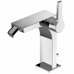 Miscelatore Monocomando per Bidet in Ottone con Scarico, Design Pregiato - Etto