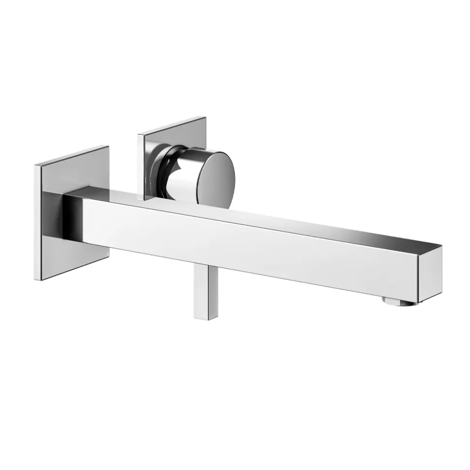 Miscelatore Monocomando per Lavabo a Parete in Ottone - Erik