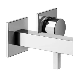 Miscelatore Monocomando per Lavabo a Parete in Ottone - Erik