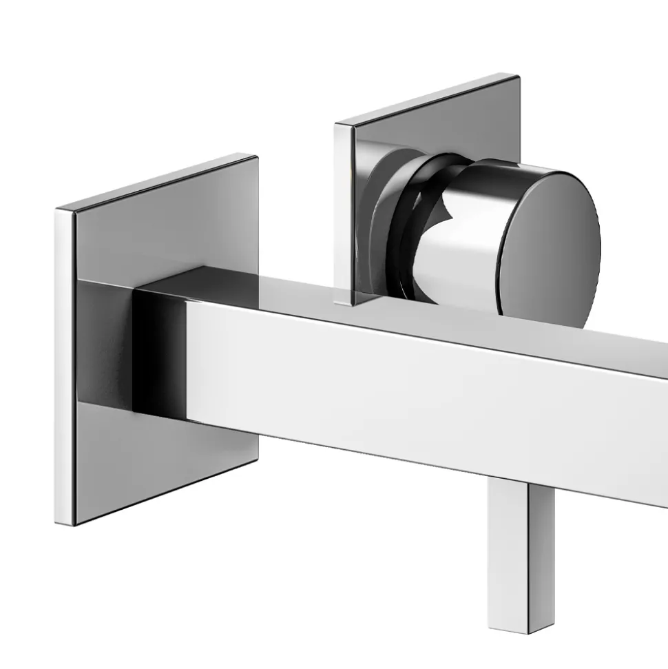 Miscelatore Monocomando per Lavabo a Parete in Ottone - Erik