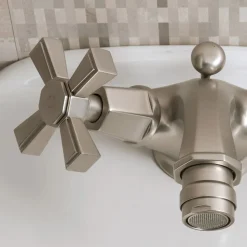 Miscelatore Monoforo per Bidet in Ottone, Stile Vintage Made in Italy – Silvana