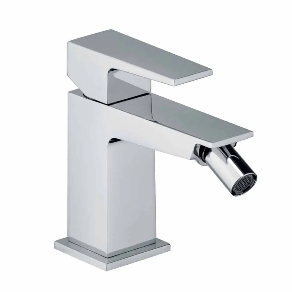 Miscelatore per Bidet con Scarico in Finitura Cromata Made in Italy - Galla