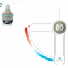 Miscelatore per Bidet Senza Scarico in Ottone Cromato Made in Italy - Sindra
