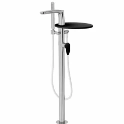 Miscelatore per Bordo Vasca a Colonna in Ottone di Design Made Italy - Benello