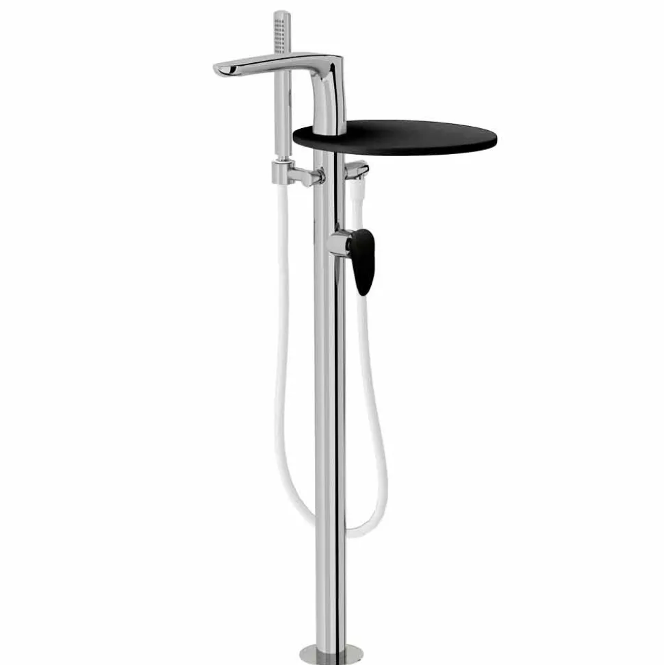 Miscelatore per Bordo Vasca a Colonna in Ottone di Design Made Italy - Benello